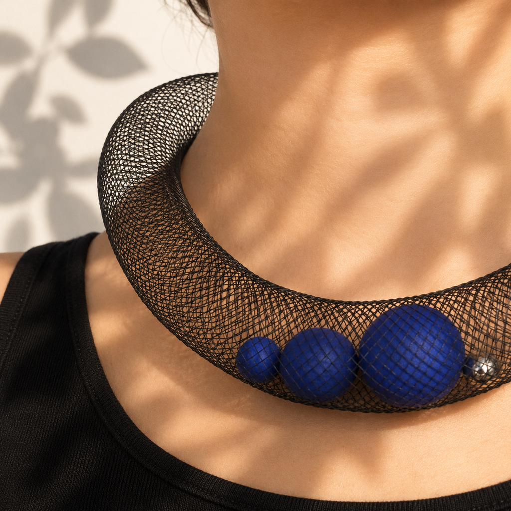 Necklace CIAMBELLA blue