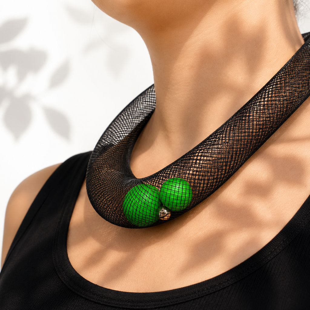 Necklace CIAMBELLA light green
