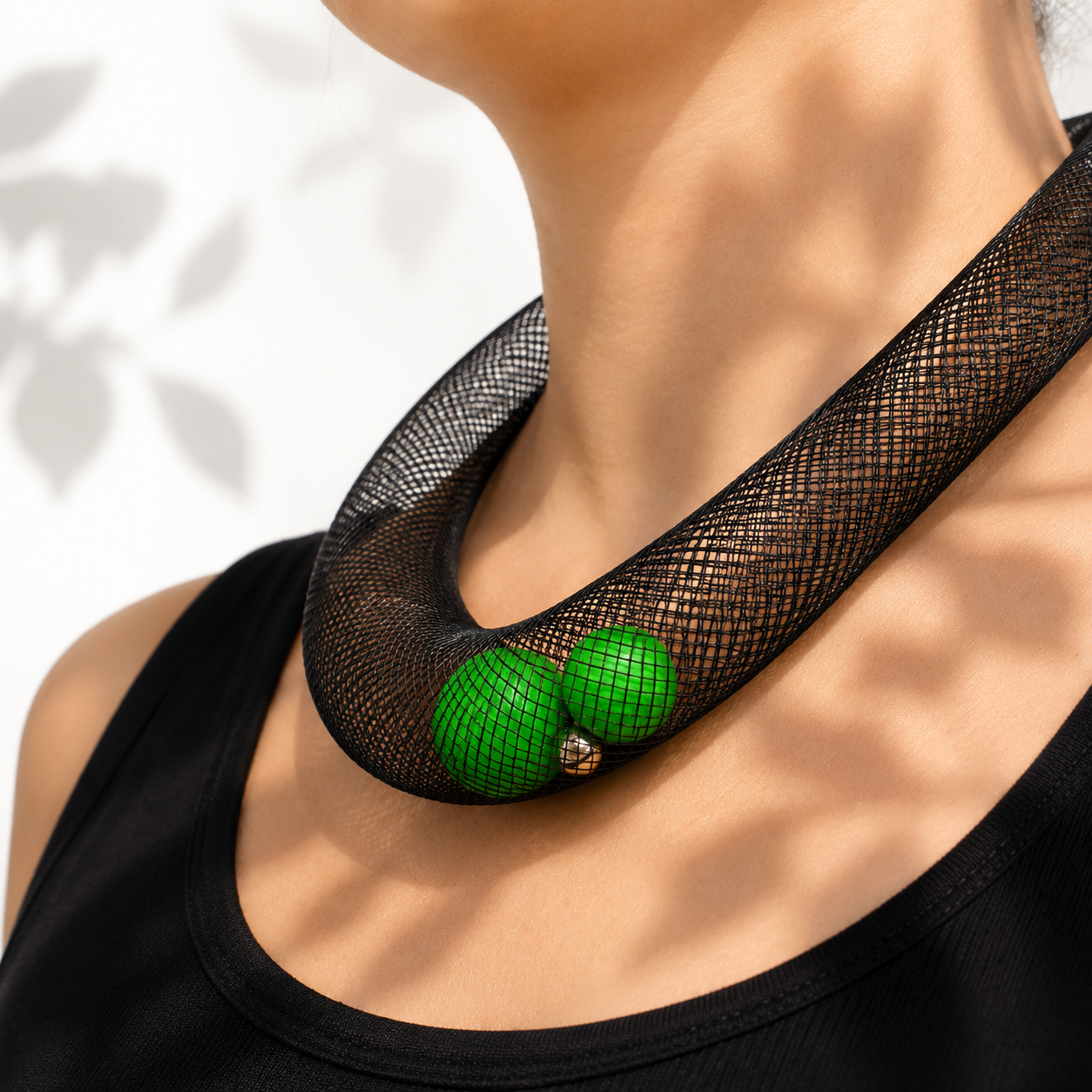 Necklace CIAMBELLA light green