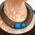 Necklace CIAMBELLA light blue