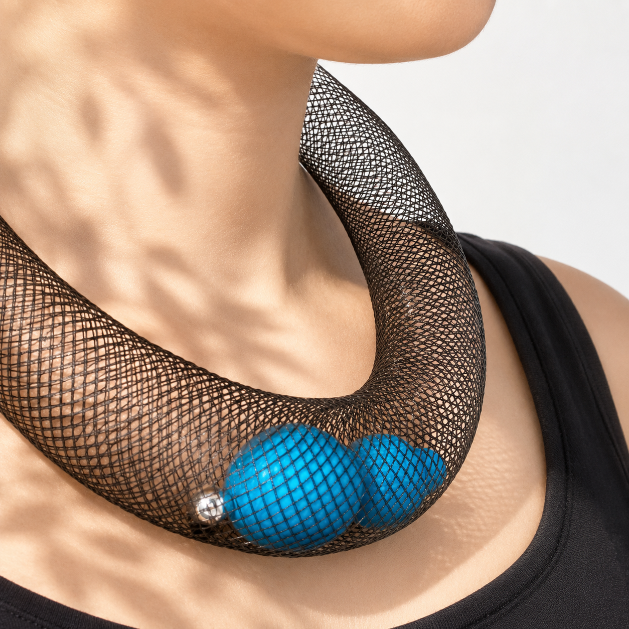 Necklace CIAMBELLA light blue