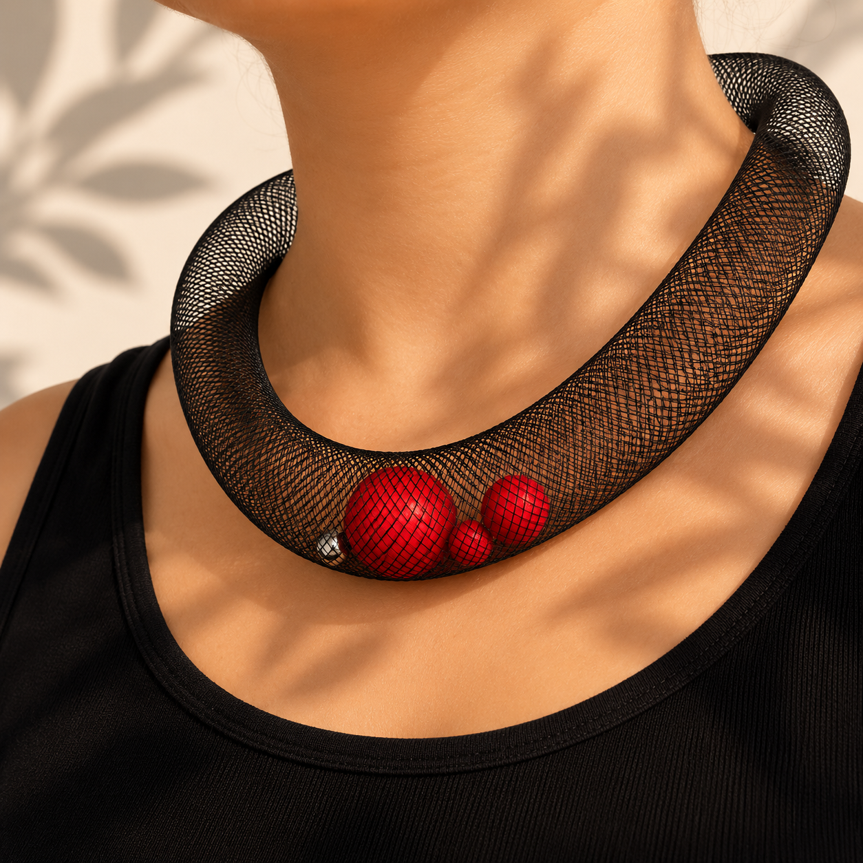 Necklace CIAMBELLA red